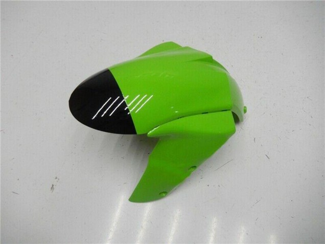 Rabatt Kawasaki ZX6R Motorrad Verkleidung 2005-2006 - Grun Glanzendes Schwarz