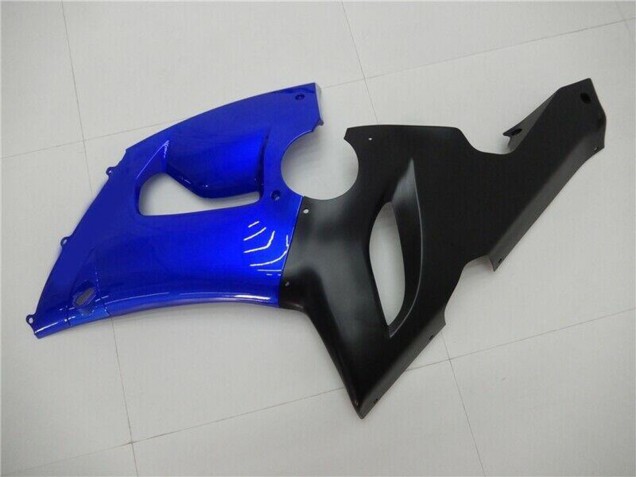 Rabatt Kawasaki ZX6R Motorrad Verkleidung 2005-2006 - Blau Matt Schwarz