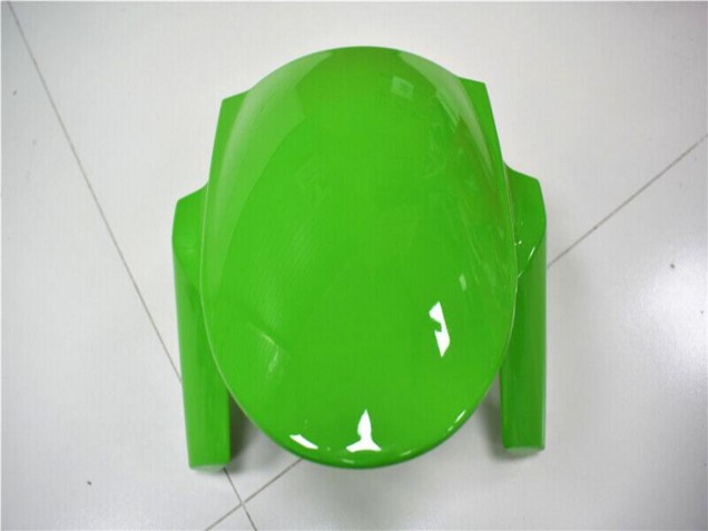 Rabatt Kawasaki ZX6R Motorrad Verkleidung 2013-2018 - Grun Weiss Glanzendes Schwarz