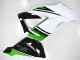 Rabatt Kawasaki ZX6R Motorrad Verkleidung 2013-2018 - Grun Weiss Glanzendes Schwarz