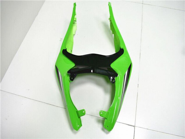 Rabatt Kawasaki ZX6R Motorrad Verkleidung 2013-2018 - Grun Weiss Glanzendes Schwarz