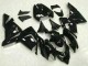 Rabatt Kawasaki ZX10R Motorrad Verkleidung 2004-2005 - Glanzendes Schwarz