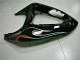Rabatt Kawasaki ZX10R Motorrad Verkleidung Kit 2006-2007 - Glanzendes Schwarz Rot Flamme