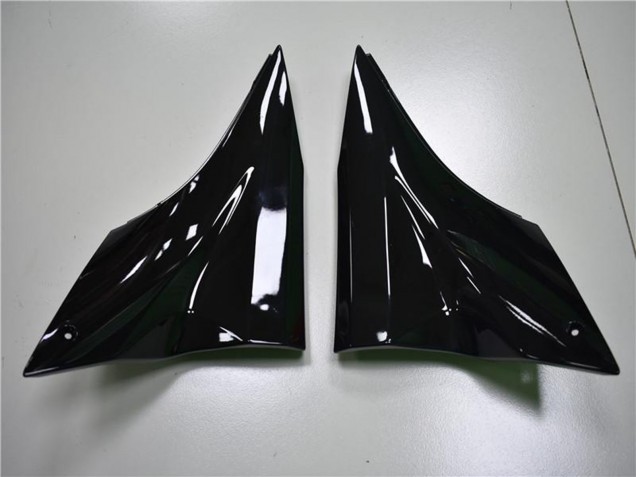 Rabatt Kawasaki ZX10R Motorrad Verkleidung 2006-2007 - Glanzendes Schwarz Grun Flamme