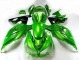 Rabatt Kawasaki ZX14R ZZR1400 Motorrad Verkleidung 2012-2024 - Grun Glanzendes Schwarz