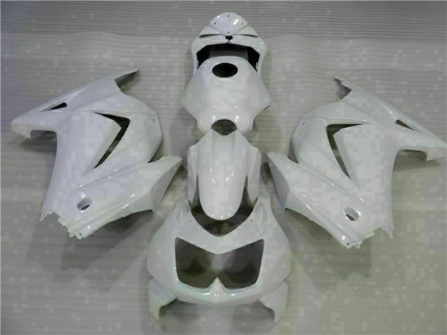 Rabatt Kawasaki EX250 Motorrad Verkleidung 2008-2012 - Weiss