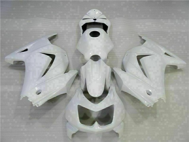 Rabatt Kawasaki EX250 Motorrad Verkleidung 2008-2012 - Weiss