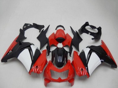 Rabatt Kawasaki EX250 Motorrad Verkleidung 2008-2012 - Rot Weiss Schwarz