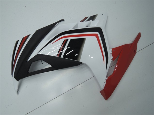 Rabatt Kawasaki Ninja 300 EX300R Motorrad Verkleidung 2013-2017 - Weiss Rot Schwarz
