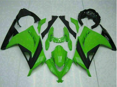 Rabatt Kawasaki Ninja 300 EX300R Motorrad Verkleidung 2013-2024 - Grun Schwarz