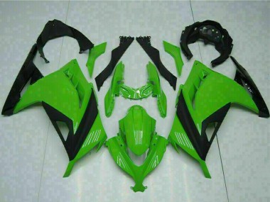 Rabatt Kawasaki Ninja 300 EX300R Motorrad Verkleidung 2013-2024 - Grun Schwarz