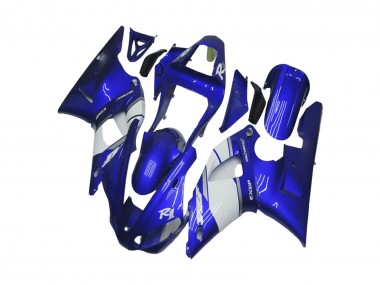 Rabatt Yamaha YZF R1 Motorrad Verkleidung 2000-2001 - Blau Weiss