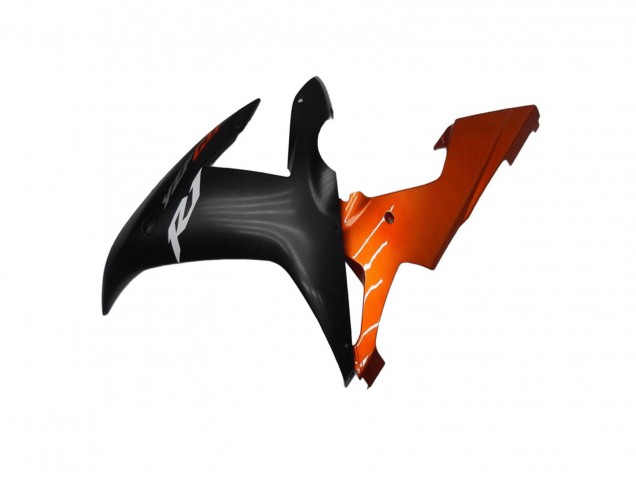 Rabatt Yamaha YZF R1 Motorrad Verkleidung 2002-2003 - Orange Matt Schwarz