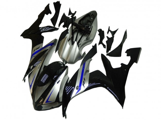 Rabatt Yamaha YZF R1 Motorrad Verkleidung 2004-2006 - Silber Blau Schwarz