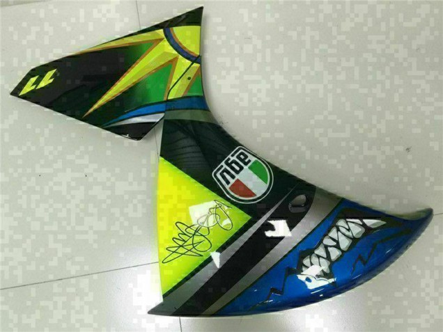Rabatt Yamaha YZF R1 Motorrad Verkleidung 2009-2011 - Blau Gelb Hai
