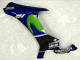 Rabatt Yamaha YZF R1 Motorrad Verkleidung 2015-2019 - Blau Silber Schwarz Grun MoviStar