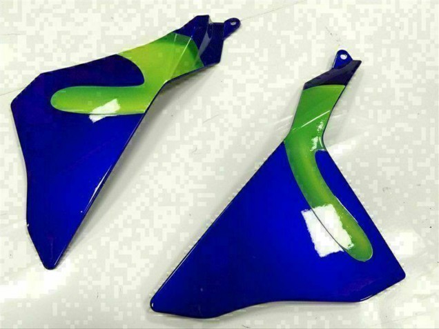 Rabatt Yamaha YZF R1 Motorrad Verkleidung 2015-2019 - Blau Silber Schwarz Grun MoviStar