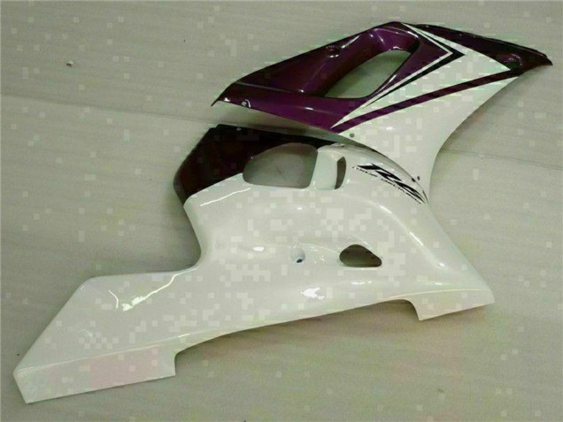 Rabatt Yamaha YZF R6 Motorrad Verkleidung 1998-2002 - Weiss Lila