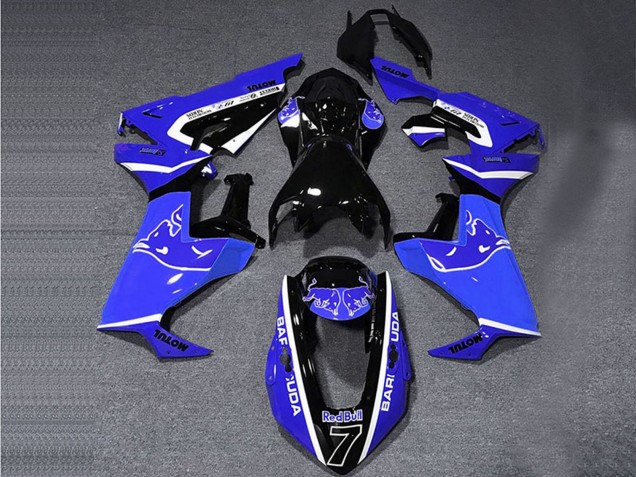 Rabatt Honda CBR1000RR Motorrad Verkleidung 2017-2023 - Blau Weiss Glanzendes Schwarz Bull