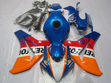 Rabatt Honda CBR1000RR Motorrad Verkleidung 2008-2011 - Orange Weiss Rot Blau Repsol