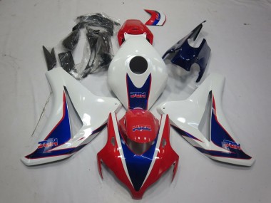 Rabatt Honda CBR1000RR Motorrad Verkleidung 2008-2011 - Weiss Rot Blau HRC Stil