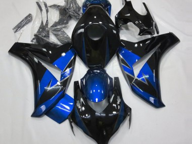 Rabatt Honda CBR1000RR Motorrad Verkleidung 2008-2011 - Blau Glanzendes Schwarz