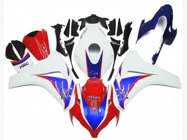 Rabatt Honda CBR1000RR Motorrad Verkleidung Kit 2008-2011 - Weiss Blau Rot HRC