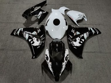 Rabatt Honda CBR1000RR Motorrad Verkleidung 2008-2011 - Weiss Glanzendes Schwarz Le Mis New
