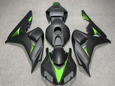 Rabatt Honda CBR1000RR Motorrad Verkleidung 2006-2007 - Matt Schwarz Grun