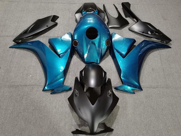 Rabatt Honda CBR1000RR Motorrad Verkleidung 2012-2016 - Blau Matt Schwarz