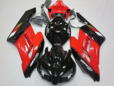 Rabatt Honda CBR1000RR Motorrad Verkleidung 2004-2005 - Rot Glanzendes Schwarz Mugen