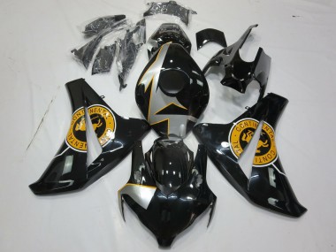 Rabatt Honda CBR1000RR Motorrad Verkleidung 2008-2011 - Silber Grau Orange Glanzendes Schwarz