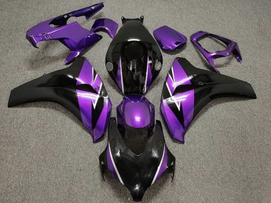 Rabatt Honda CBR1000RR Motorrad Verkleidung 2008-2011 - Lila Glanzendes Schwarz