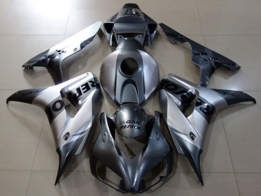 Rabatt Honda CBR1000RR Motorrad Verkleidung 2006-2007 - Silber Grau Schwarz Repsol