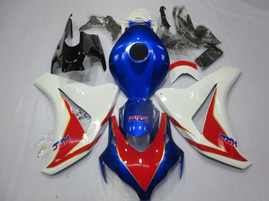 Rabatt Honda CBR1000RR Motorrad Verkleidung 2008-2011 - Weiss Blau Rot HRC