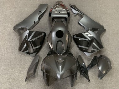 Rabatt Honda CBR600RR Motorrad Verkleidung 2005-2006 - Dunkel Silber und Schwarz