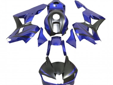 Rabatt Honda CBR600RR Motorrad Verkleidung 2013-2023 - Blau Matt Schwarz