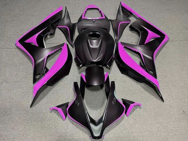 Rabatt Honda CBR600RR Motorrad Verkleidung 2007-2008 - Rosa Matt Schwarz