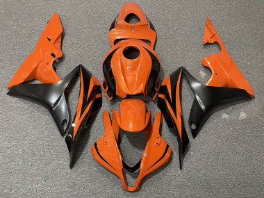 Rabatt Honda CBR600RR Motorrad Verkleidung 2007-2008 - Orange Matt Schwarz OEM Stil