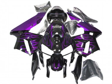 Rabatt Honda CBR600RR Motorrad Verkleidung 2005-2006 - Lila Flamme