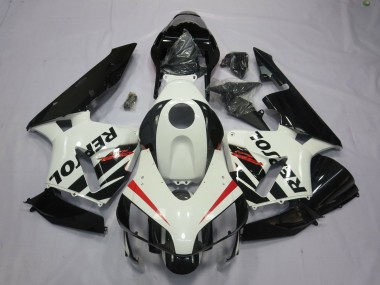 Rabatt Honda CBR600RR Motorrad Verkleidung 2003-2004 - Weiss Rot Glanzendes Schwarz Repsol OEM Stil
