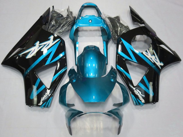 Rabatt Honda CBR954RR Motorrad Verkleidung 2002-2003 - Hellblau Glanzendes Schwarz