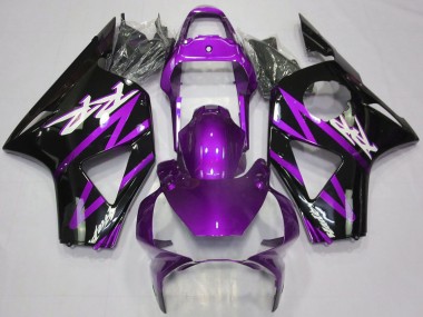 Rabatt Honda CBR954RR Motorrad Verkleidung 2002-2003 - Lila Glanzendes Schwarz