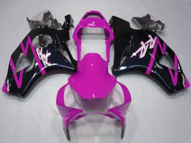 Rabatt Honda CBR954RR Motorrad Verkleidung 2002-2003 - Rosa Glanzendes Schwarz