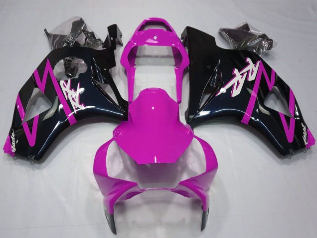 Rabatt Honda CBR954RR Motorrad Verkleidung 2002-2003 - Rosa Glanzendes Schwarz