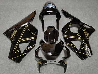 Rabatt Honda CBR954RR Motorrad Verkleidung 2002-2003 - Glanzendes Schwarz Gold
