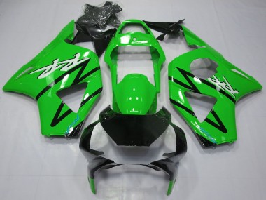 Rabatt Honda CBR954RR Motorrad Verkleidung 2002-2003 - Grun Glanzendes Schwarz