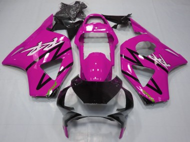 Rabatt Honda CBR954RR Motorrad Verkleidung Kit 2002-2003 - Rosa Glanzendes Schwarz