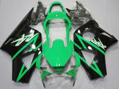 Rabatt Honda CBR954RR Motorrad Verkleidung 2002-2003 - Grun Glanzendes Schwarz