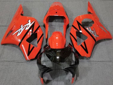 Rabatt Honda CBR954RR Motorrad Verkleidung 2002-2003 - Rot Glanzendes Schwarz Streifen